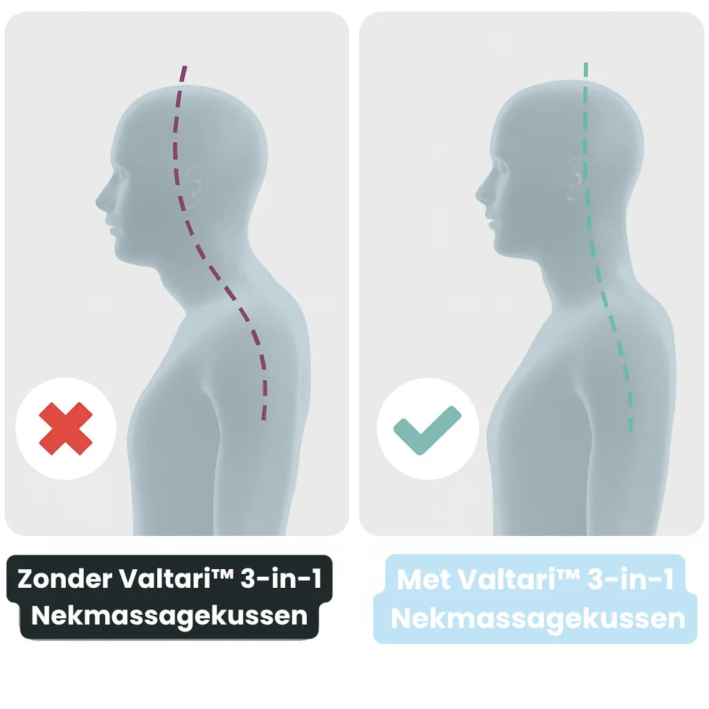 Valtari™ 3-in-1 Nekmassagekussen