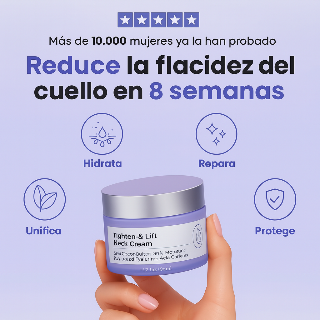 Crema reafirmante - Cuello y papada